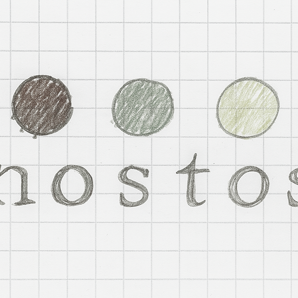 Nostos logo sketch